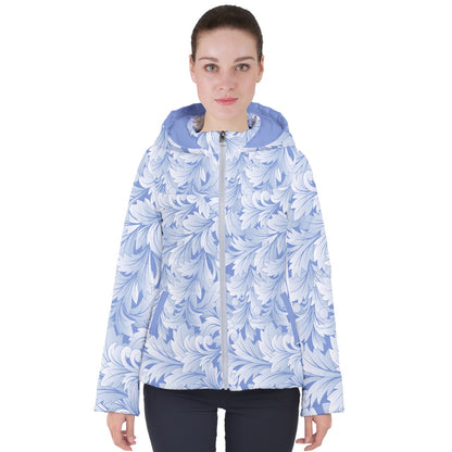 Winter leaves Women's Puffer Jacket