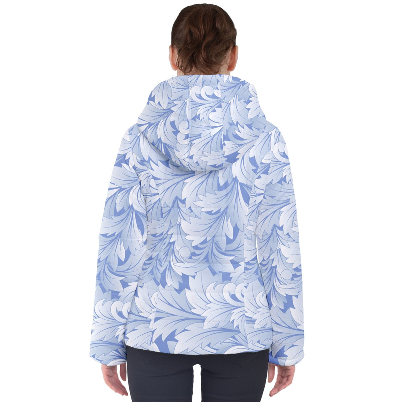 Winter leaves Women's Puffer Jacket