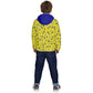 Fall Branches Kids' Quilted Jacket - yellow