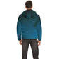 Waves Blue Men's  Quilted Jacket