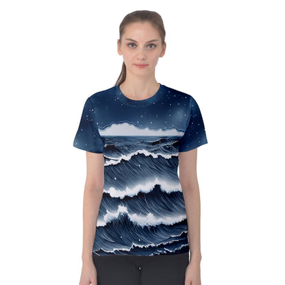 Stormy Sea 1 Women's Cotton T-Shirt