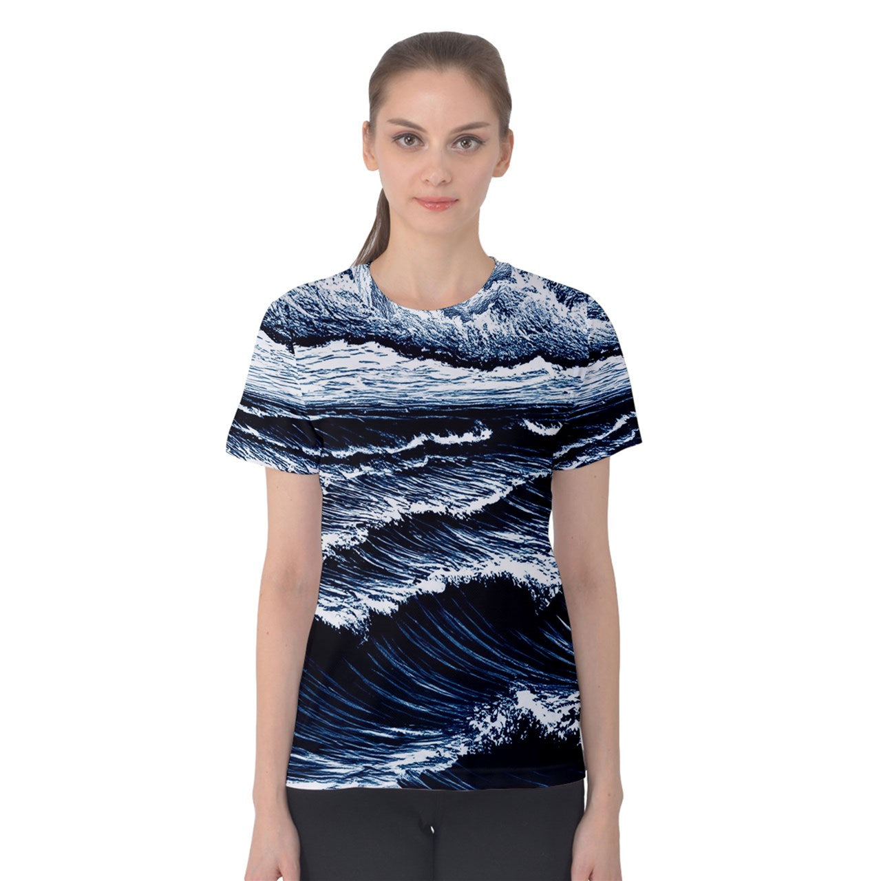 Stormy Sea 2 Women's Cotton T-Shirt