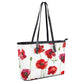 Poppies PU Leather Tote Bags (2 sizes)