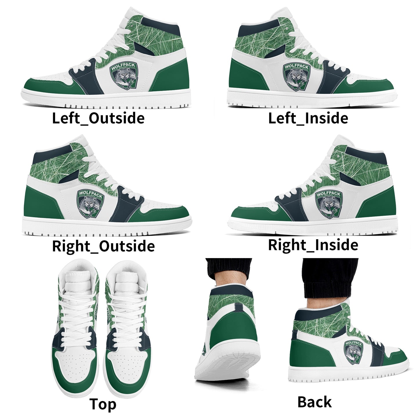 Wolpack 3 Mens PU Leather Sneakers