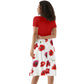 Red Poppies Women's Round Neck Dress