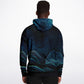 Waves & Flowers Unisex Hoodie - subdued version