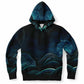 Waves & Flowers Unisex Hoodie - subdued version