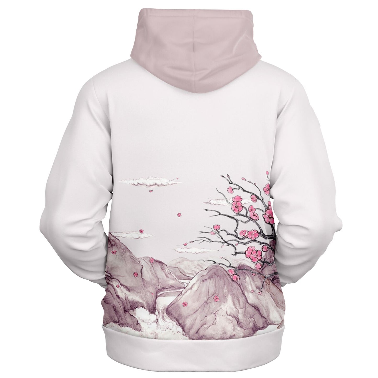 Pink Mountain Zip Hoodie