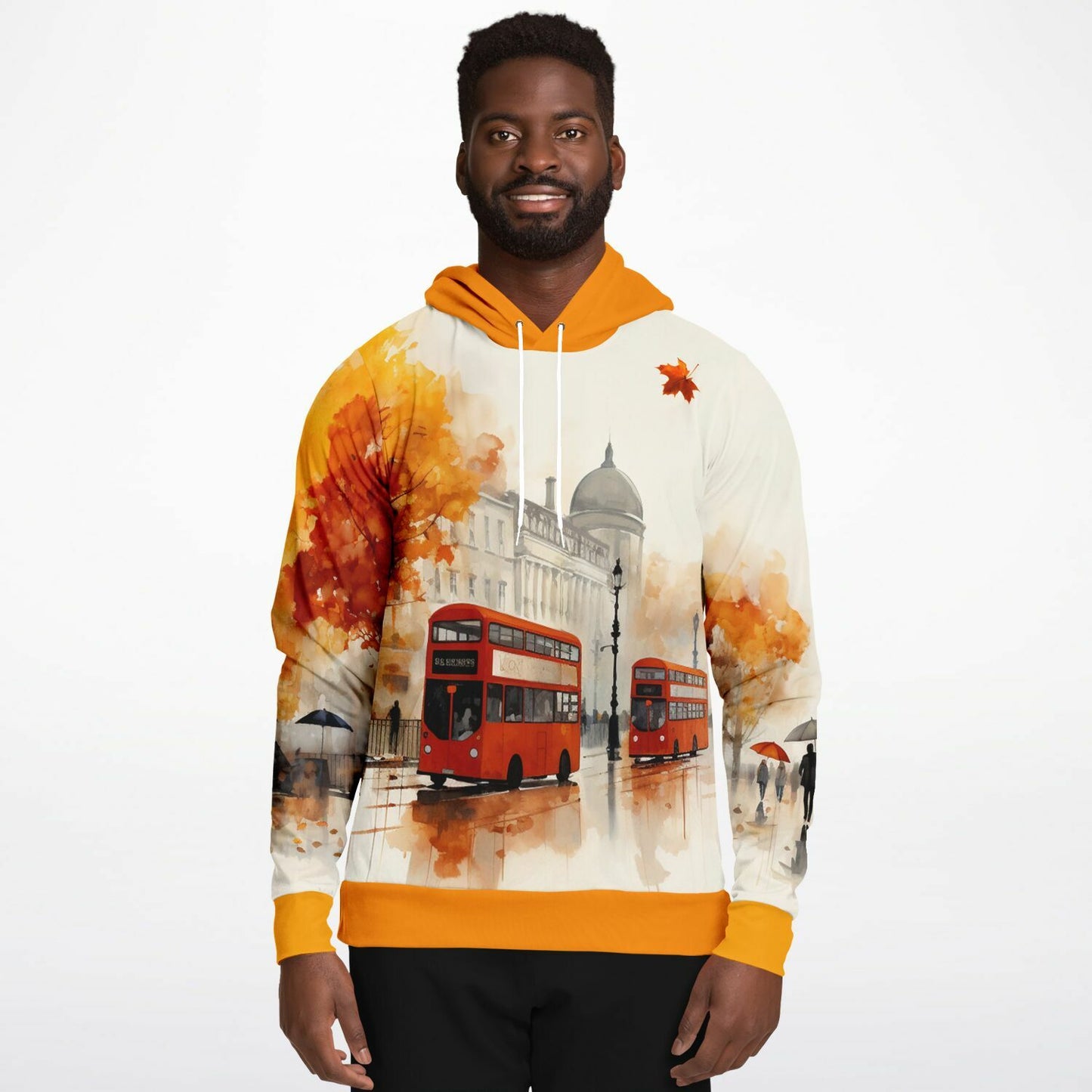 Fall In a City Unisex Pullover Hoodie