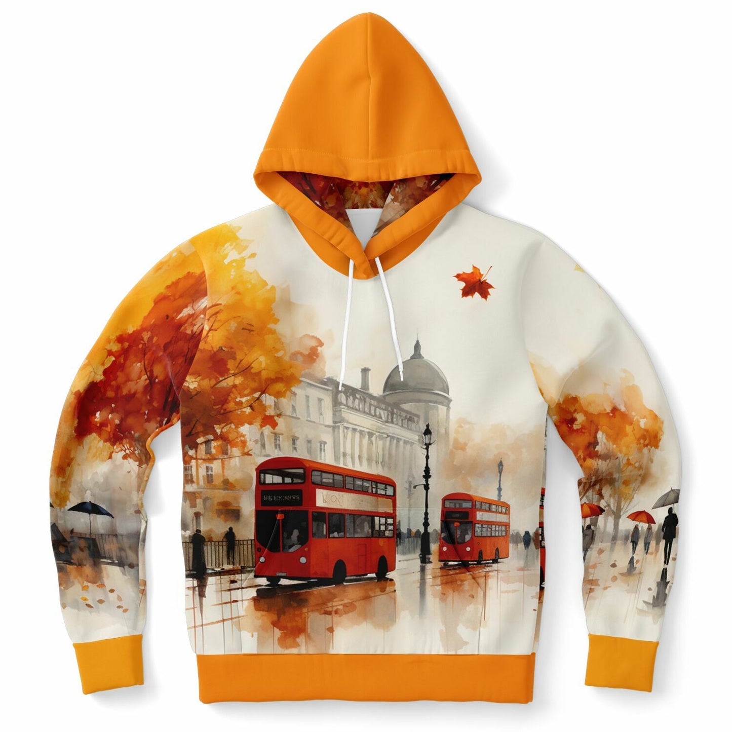 Fall In a City Unisex Pullover Hoodie