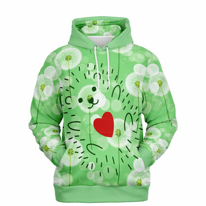 Hedgehog in Dandelions Unisex Hoodie