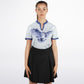 Flying Owl Women's Polo Shirt - Stand Up Collar - No Buttons - 100% Recycled Polyester