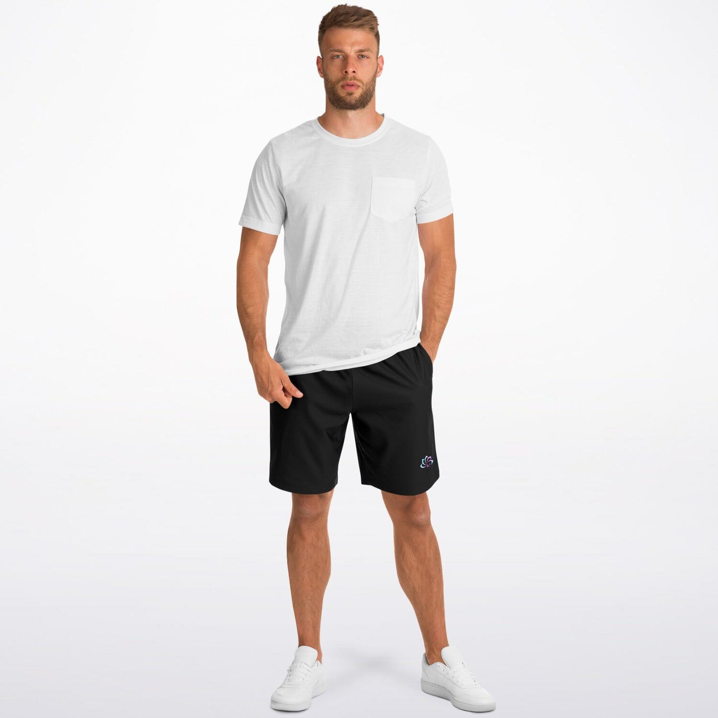 Black Men's Long Shorts