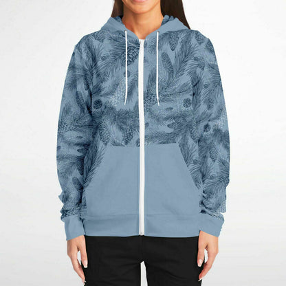 Blue Spruce Zip Hoodie Unisex copy