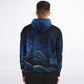 Waves&Flowers Fashion Zip Hoodie