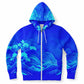 Waves & Flowers 4 Zip Hoodie