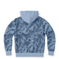 Grey-Blue Spruce Unisex Zip Hoodie