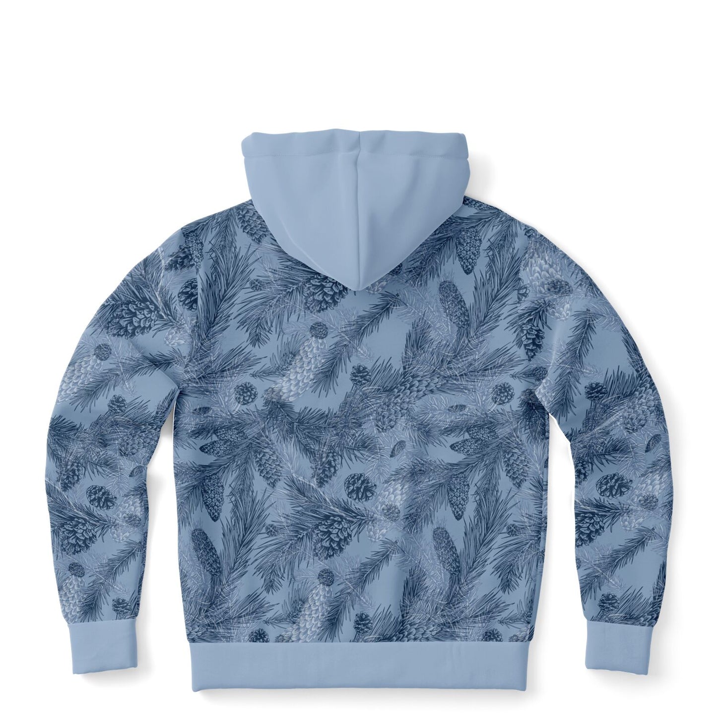 Grey-Blue Spruce Unisex Zip Hoodie