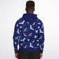 Blue Crane Zip Hoodie Unisex