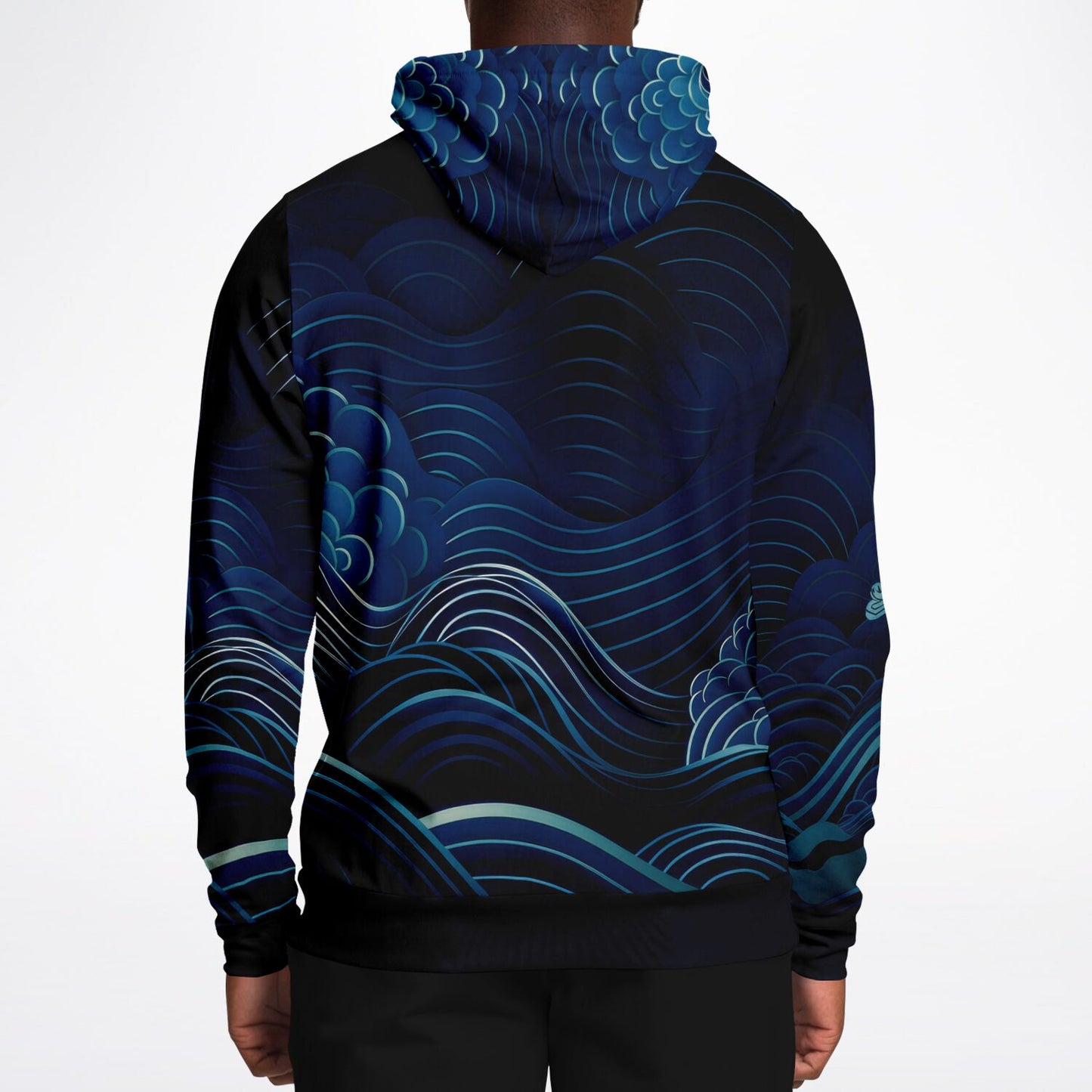 Waves & Flowers Unisex Hoodie