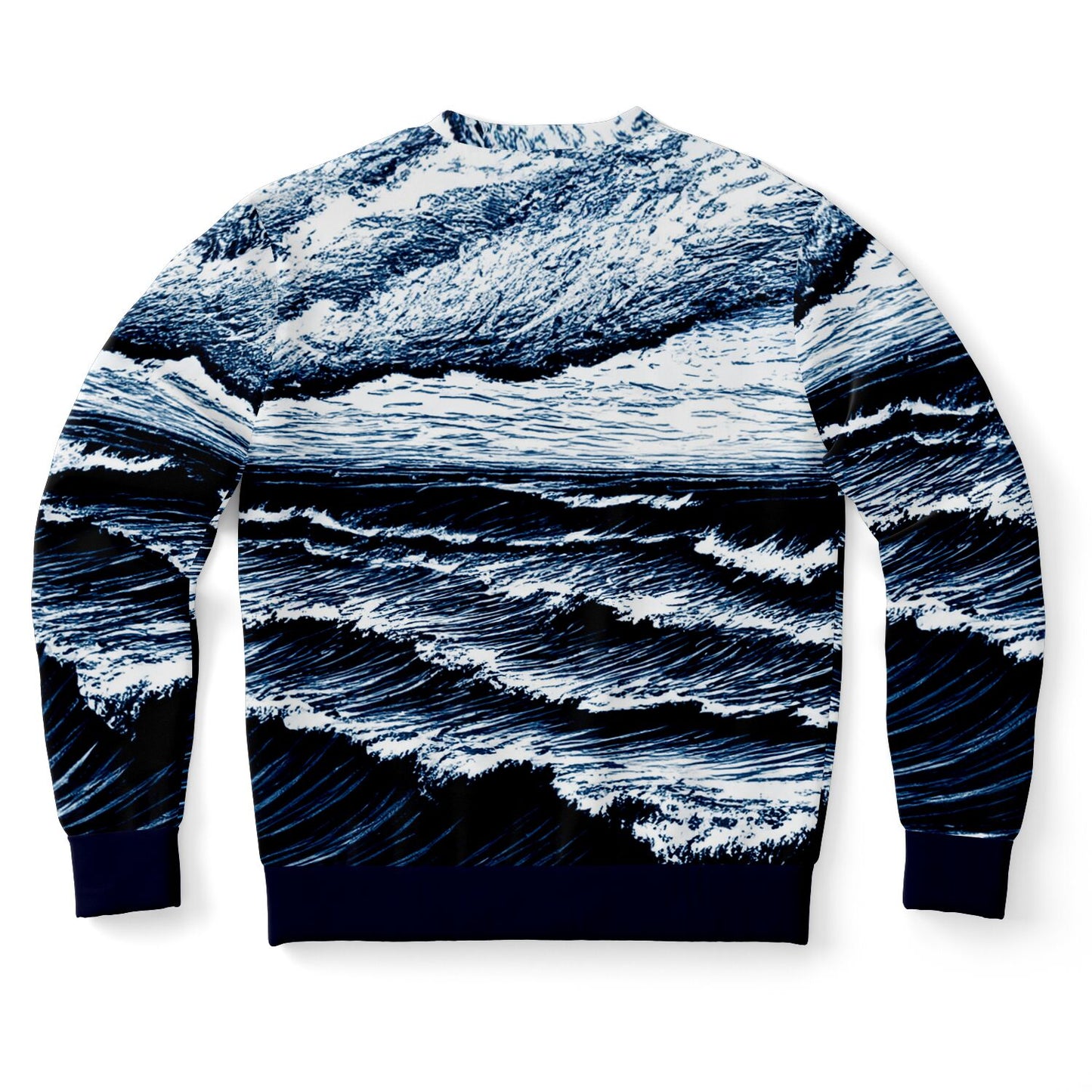 Stormy sea 1 Athletic Sweatshirt