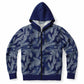 Dark Blue Spruce Unisex Zip Hoodie