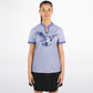 Flying Owl 2 Women's Polo Shirt - Stand Up Collar - No Buttons - 100% Recycled Polyester