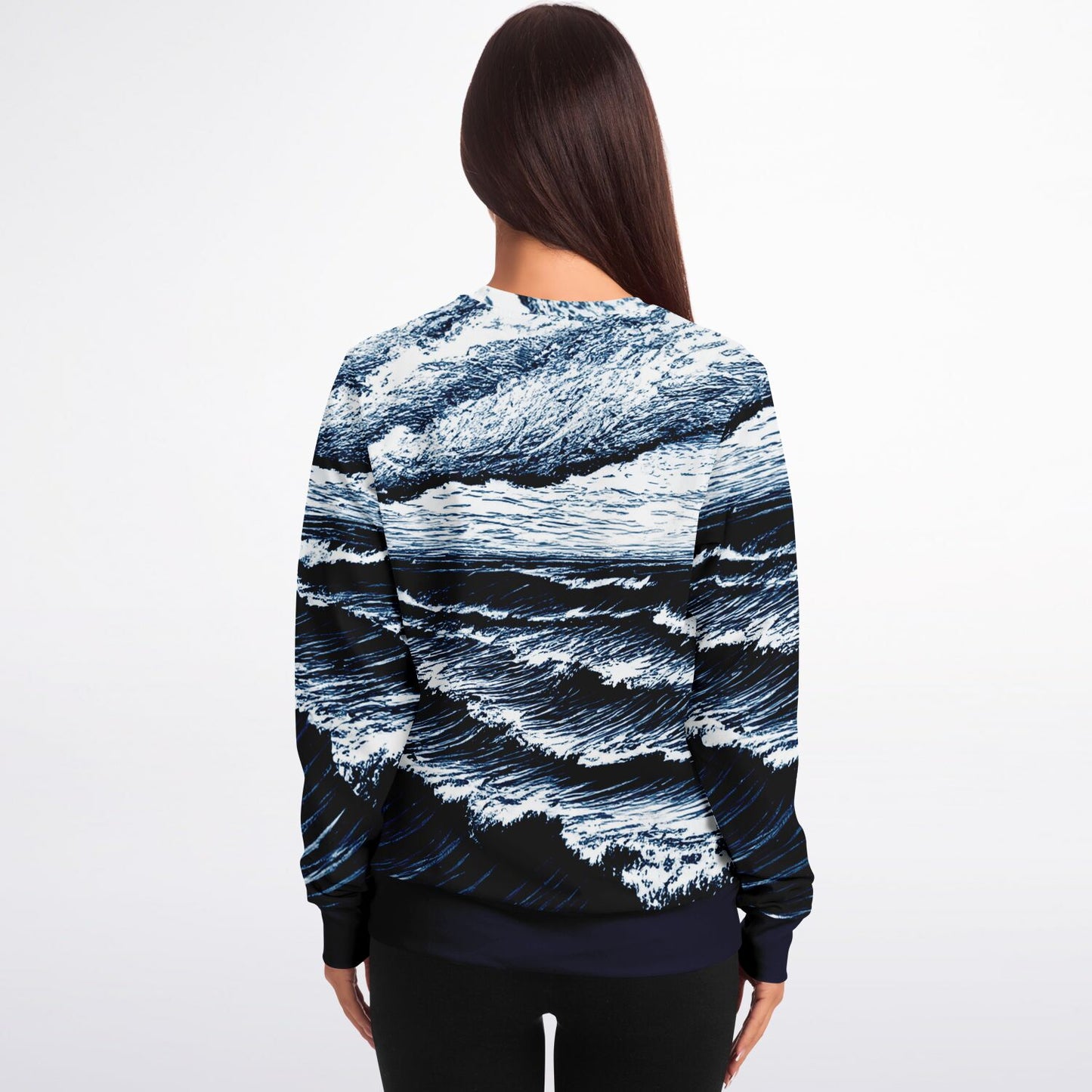 Stormy sea 1 Athletic Sweatshirt