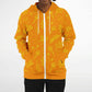 Orange Fall Unisex Zip Hoodie