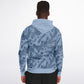 Grey-Blue Spruce Unisex Zip Hoodie