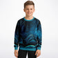 Waves Kids Sweatshirt - blue-green