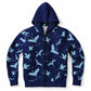 Blue Crane Zip Hoodie Unisex