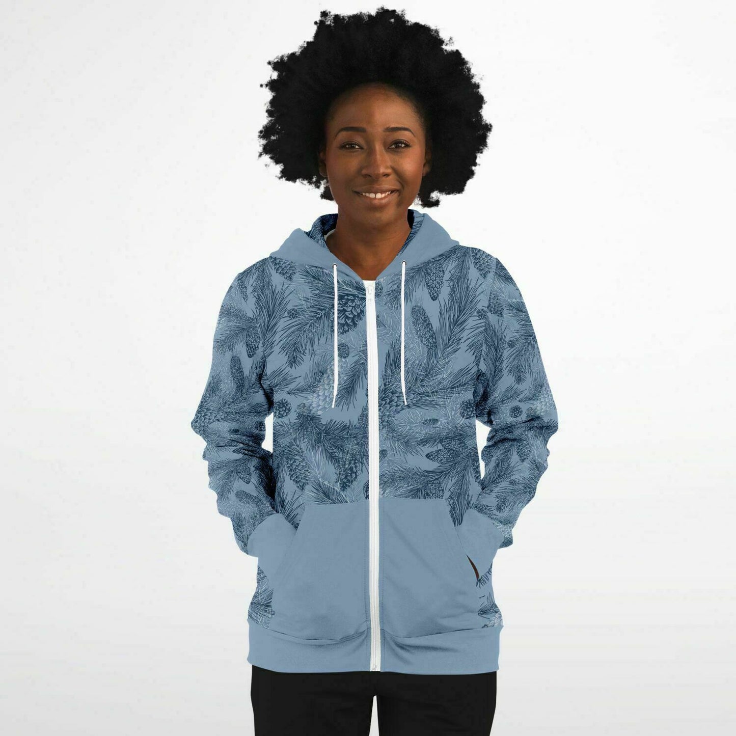 Blue Spruce Zip Hoodie Unisex copy