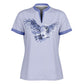 Flying Owl 2 Women's Polo Shirt - Stand Up Collar - No Buttons - 100% Recycled Polyester