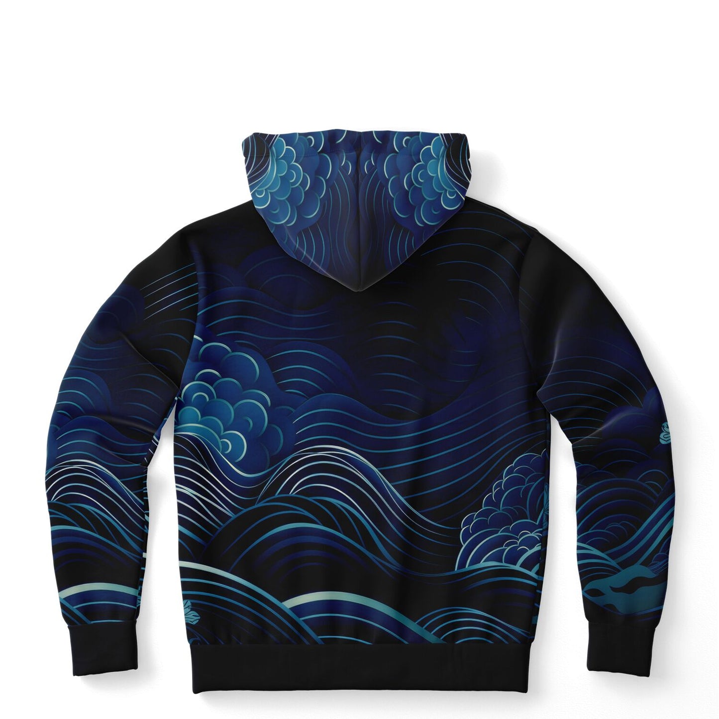 Waves & Flowers Unisex Hoodie