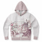 Pink Mountain Zip Hoodie