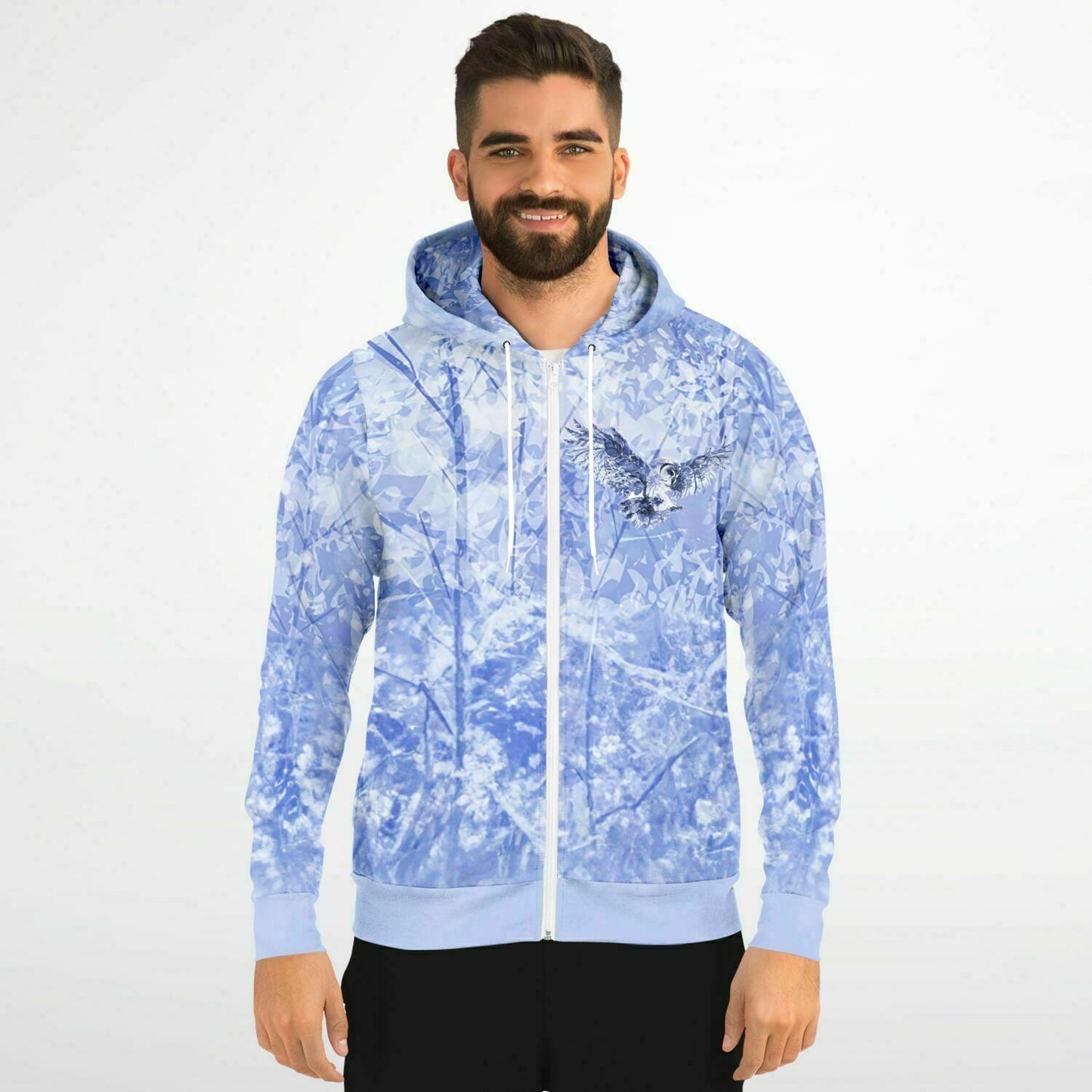 Winter Forest Unisex Zip Hoodie