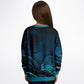 Waves Kids Sweatshirt - blue-green