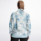 Watercolor Flowers Unisex Track Jacket - light blue