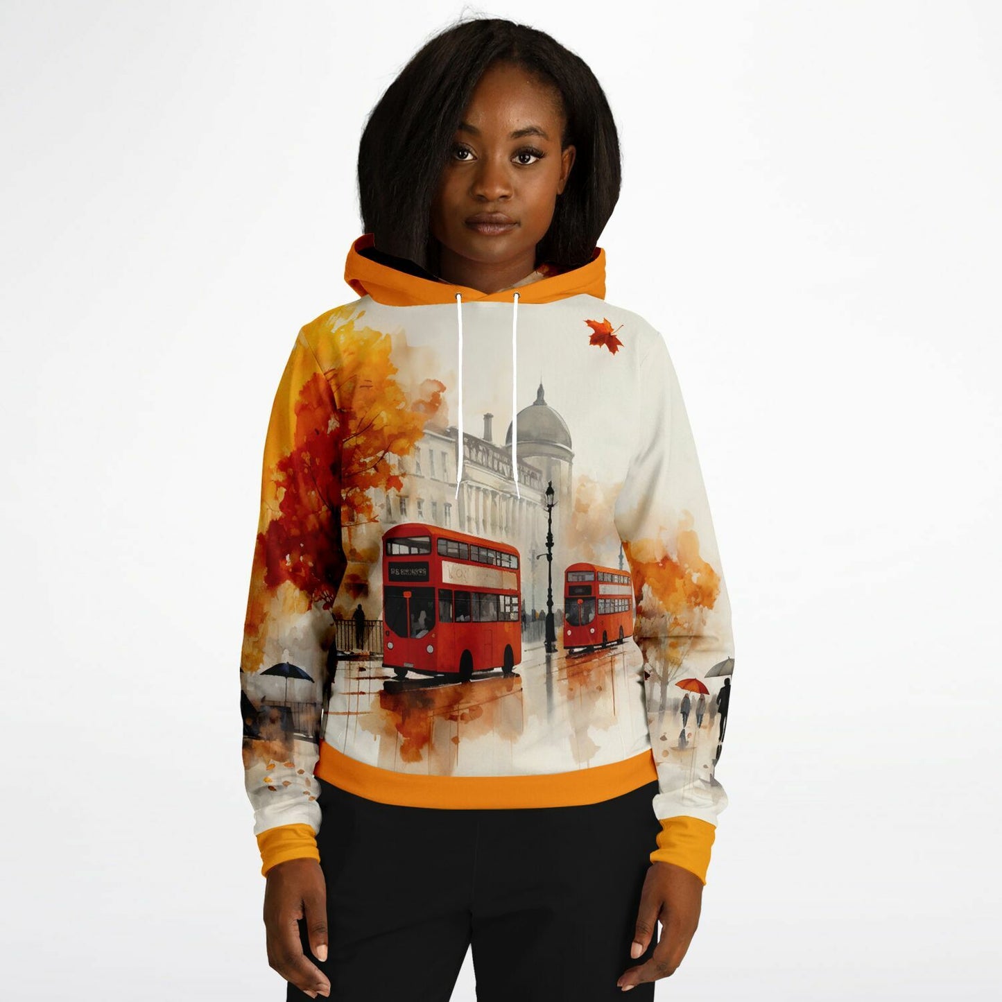 Fall In a City Unisex Pullover Hoodie