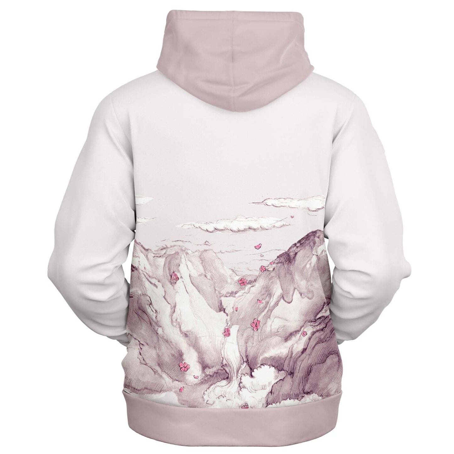 Pink Mountain Zip Hoodie