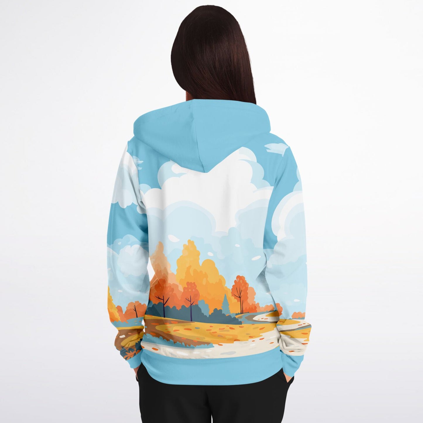 Fall Landscape 1 Unisex Zip Hoodie