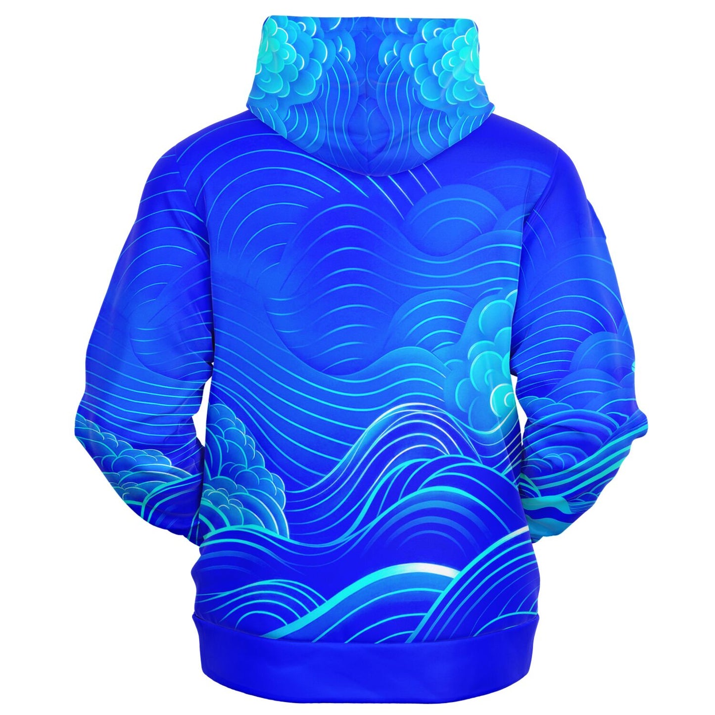 Waves & Flowers 4 Zip Hoodie