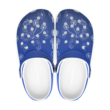 Dandelions Clogs - blue