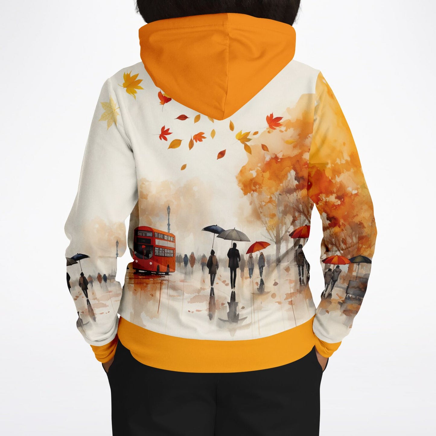 Fall In a City Unisex Pullover Hoodie