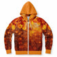 Fall Leaves and Rain Unisex Hoodie