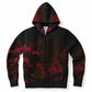 Waves & Flowers 5 Zip Hoodie