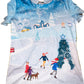 Winter City Blue Women's Cotton T-Shirt