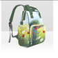 Poppies Field Multipurpose Backpack/Diaper Bag (2 var)