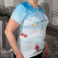 Winter City Blue Women's Cotton T-Shirt